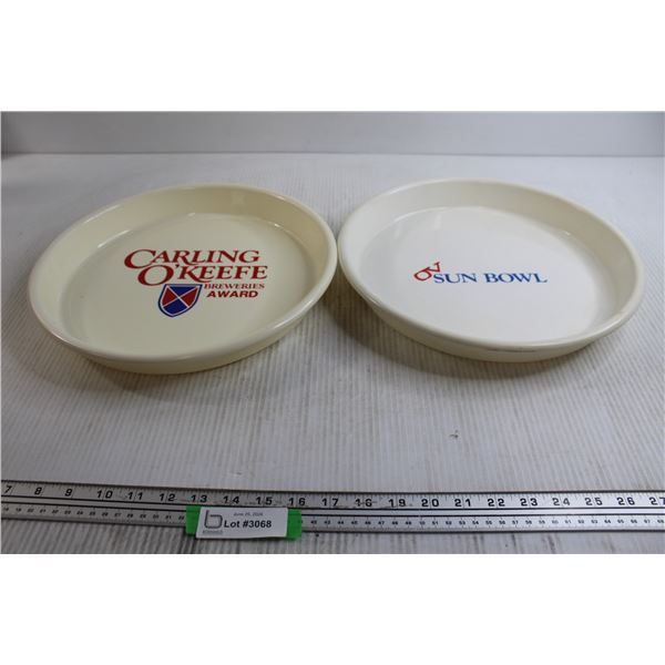(2) Advertising Trays