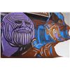 Image 4 : Hand Done Battle Royale with Thanos on Leather