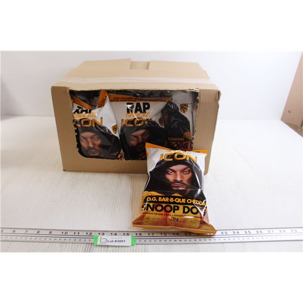 Box of (16) Snoop-Dogg Barbecue Chips - Sealed