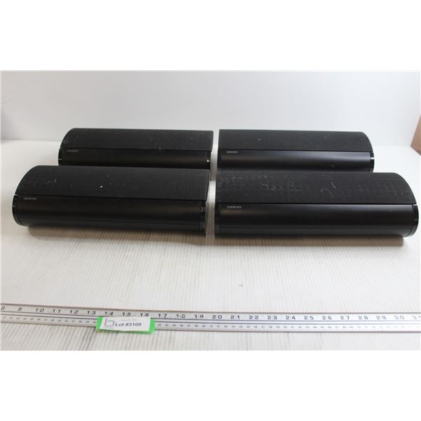 (4) Surround Sound Onkyo Speakers