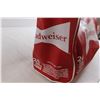Image 2 : Vintage Leather Budweiser Beer Bag