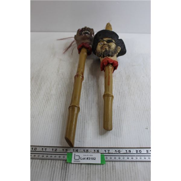 (2) Halloween Decorations