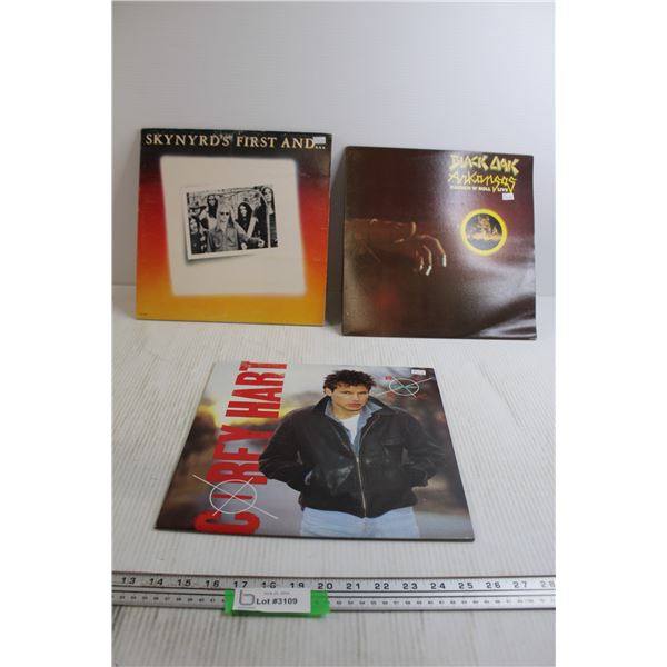 (3) Records - Skynard, Corey Hart, Black Oak