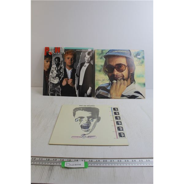 (3) Records - Paul Hyde, Elton John, Mike and the Mechanics