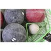 Image 4 : Sport Craft Bocce Balls in Metal Wire Case