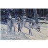 Image 2 : *Wolves Trackers Farmed Print (33" x 25 1/2")