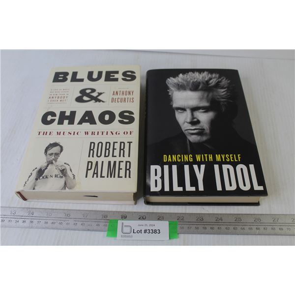 (2) Books - Billy Idol - Robert Palmer