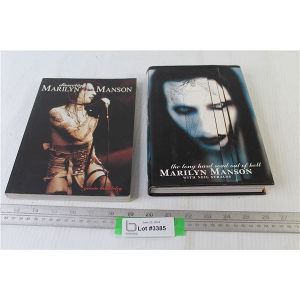 (2) Books - Marlin Manson