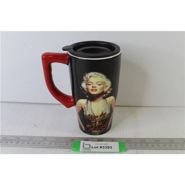 Marlin Monroe - Lidded Coffee Cup