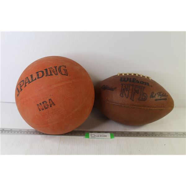 Spalding Basket Ball - Wilson Football