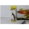 Image 4 : (5) Fishing Lures & Soft Baits (NIB)
