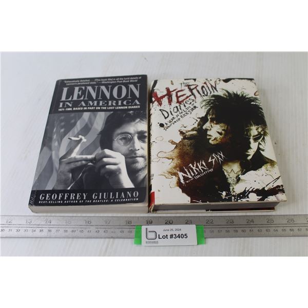 (2) Books - Lennon in America - The Heroin Diaries