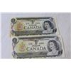 Image 2 : (5) Canadian One Dollar Bills