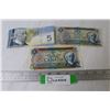 Image 1 : (3) Canadian Five Dollar Bills