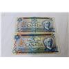 Image 2 : (3) Canadian Five Dollar Bills