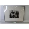 Image 1 : Print Picture of Kurt Cobain (glass is cracked - 20" x 16")
