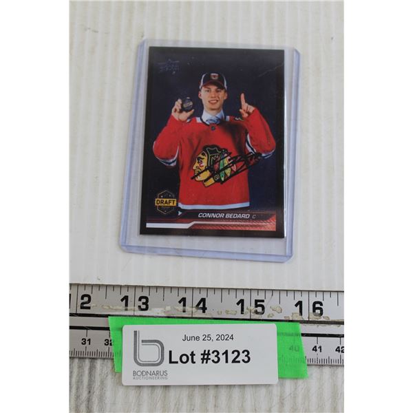 Connor Bedard Upper Deck REPRINT Hockey Card