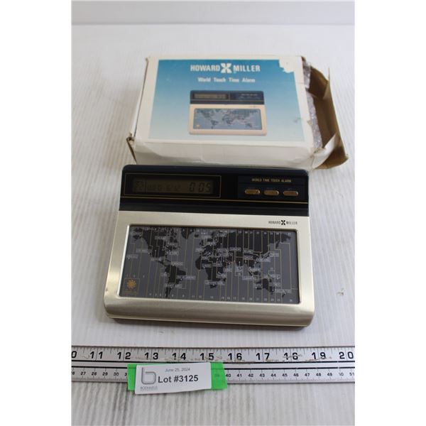Howard Millar World Time Zone Clock - Works