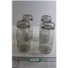 Image 1 : (4) Safety Seal Jars