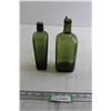 Image 1 : (2) Green Glass Bottles