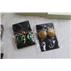 Image 4 : Vintage Trinket Box, (6) Pairs Clip-On Earrings, Vintage Kim Rogers Bracelet