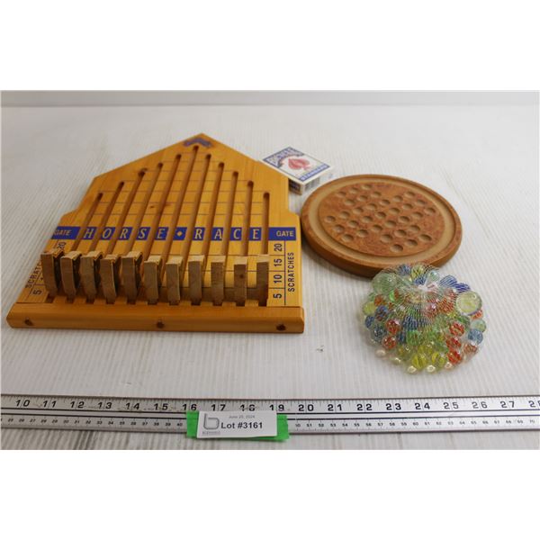 Horse Race Game, Cards - Sealed, Marble Board Game