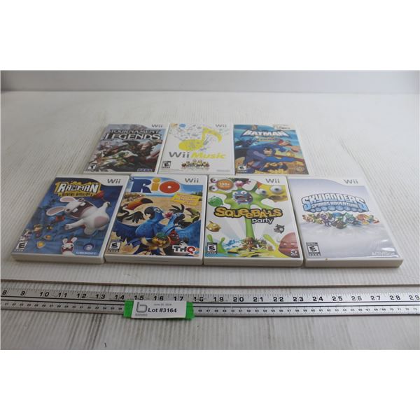 (7) Wii Games - Wii Music, Skylanders: Spyro's Adventure, Consignor Says All Work