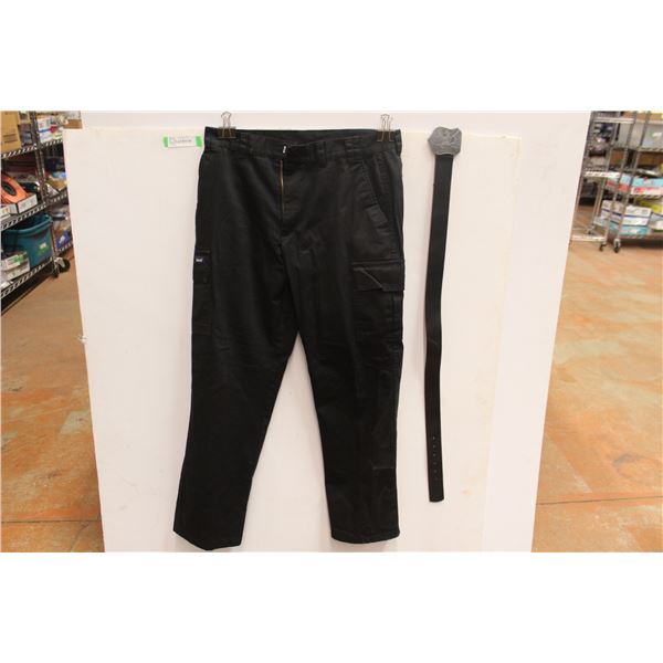 Diesel Italian 100% Leather Belt with Buckle - Size 34, Hammill Cargo Pants - Size 36, Consignor Say