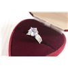 Image 2 : Women's Round Cut 925 Sterling Silver CZ Ring - Size 8