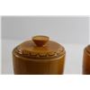 Image 3 : Pair of Wooden Vases with Lids