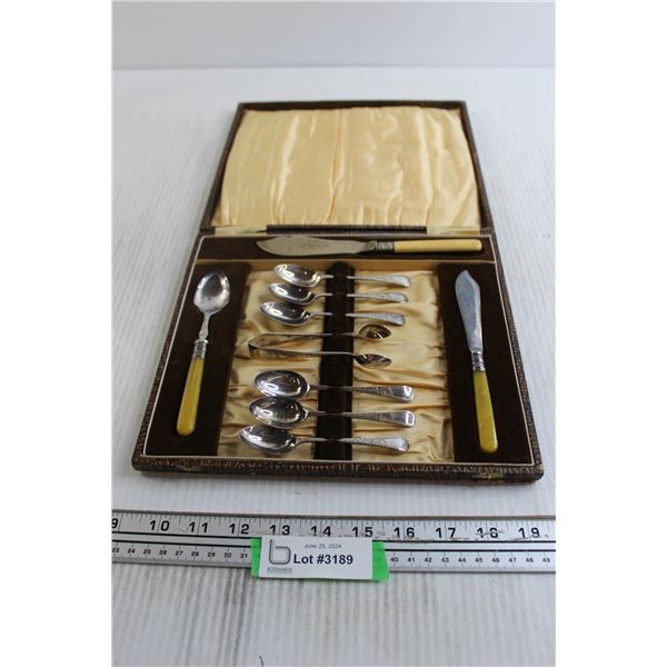 Serving Set with Bakelite Handles