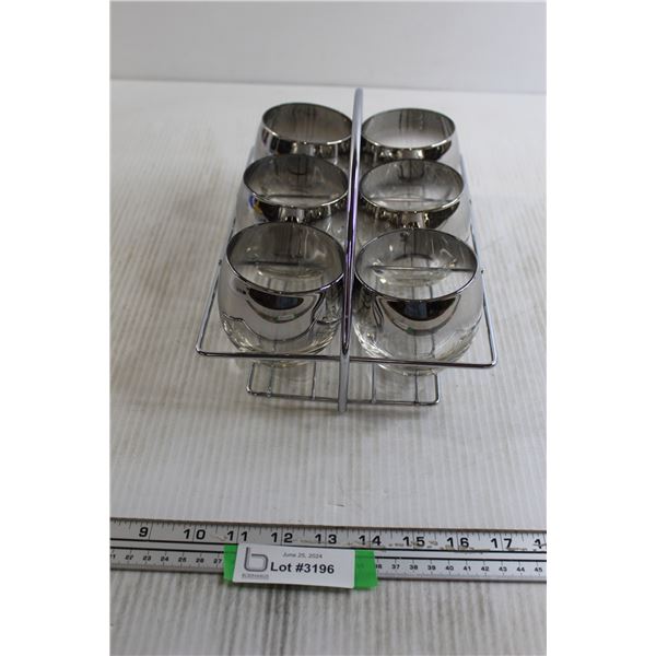 Thorpe Style MCM Silver Fade Ombre Glasses in Caddy