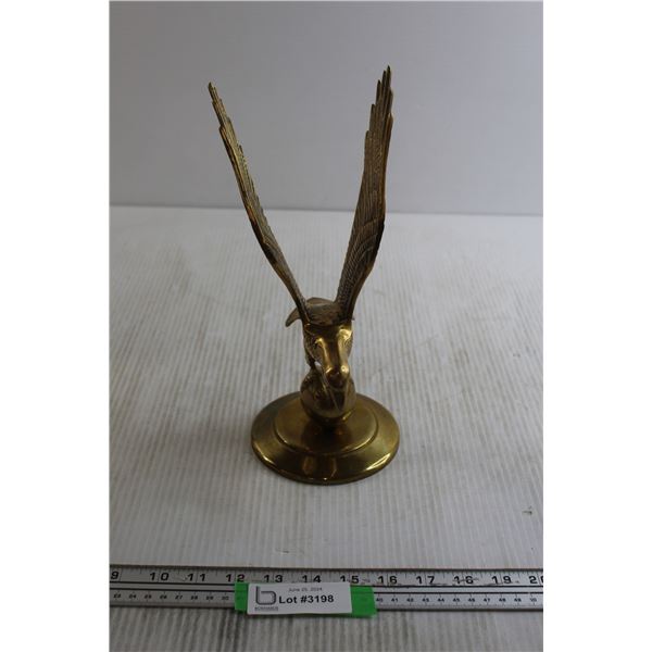 Brass Eagle on Globe