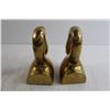Image 3 : Pair of Brass Swan Bookends, Shoe Size Measurer