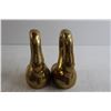 Image 4 : Pair of Brass Swan Bookends, Shoe Size Measurer