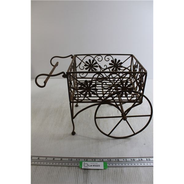 Smaller Wire Planter Wagon