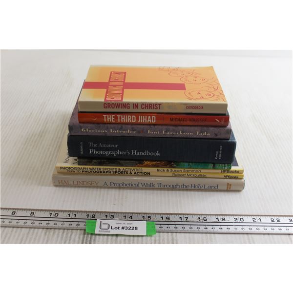 (8) Books - Photography, Christianity