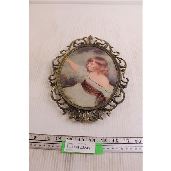 Oval Framed Print - 9" x 13"