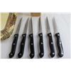 Image 3 : Decorative Plate, (6) Knives with Holder
