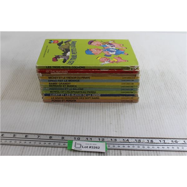 (12) French Disney Books