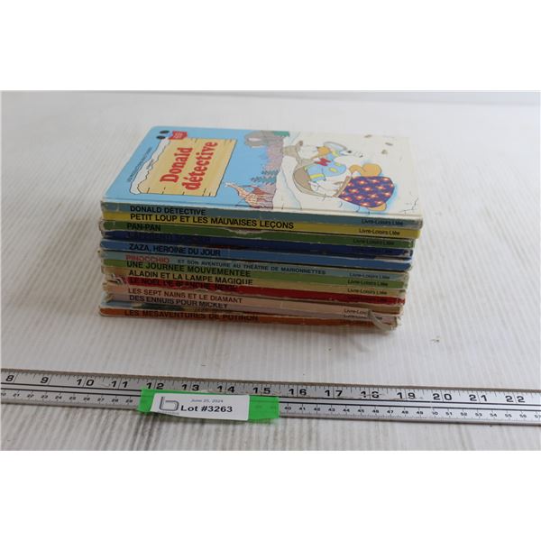 (12) French Disney Books