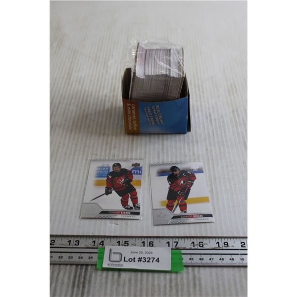 22 CLDN Juniors 1-40 Hockey Cards - Connor Bedard