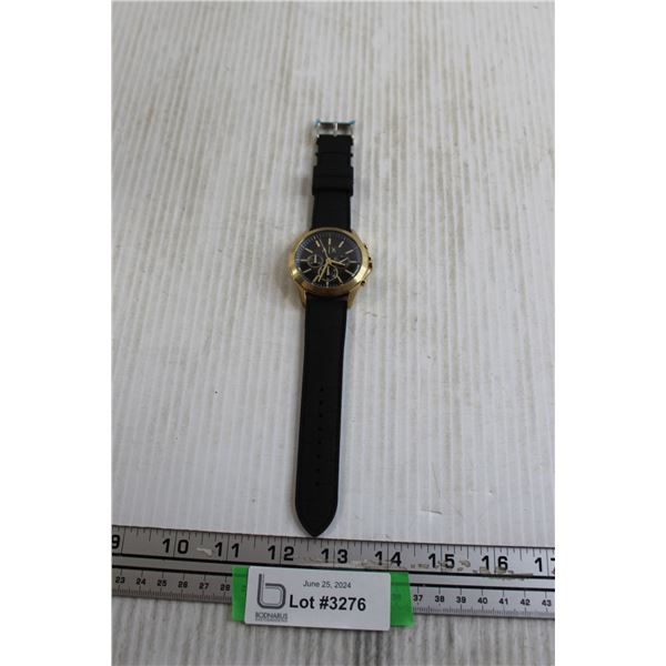 AX Qtz Chronograph Watch - New Battery, Works