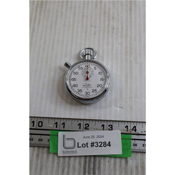 Vintage Chateau 7 Jewel Stop Watch - Consignor Says Works