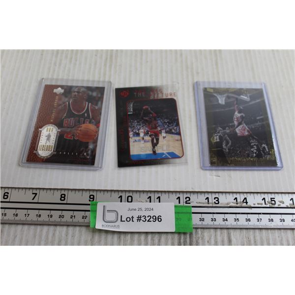 (3) Rare Jordan Promo Cards