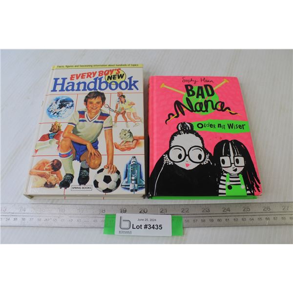 (2) Books - Bad Nana by Sophy Henn - Every Boy's New Handbook