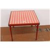 Image 1 : * Metal Card Table (24 1/4" x 241/4"