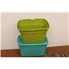 Image 1 : *(2) Totes ( one broken lid?)