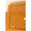 Image 2 : *Wooden End Table (28"w x 22"d x 20 1/2"h - top has scratches)