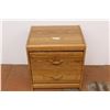 Image 1 : *Wooden Night Stand w/2 Drawers (20'w x 16"d x 212 1/2"h)